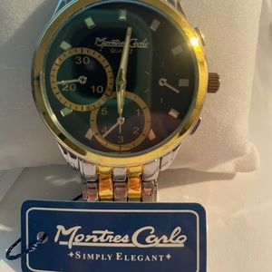 MONTRES CARLO QUARTZ WATCH  (NWT)